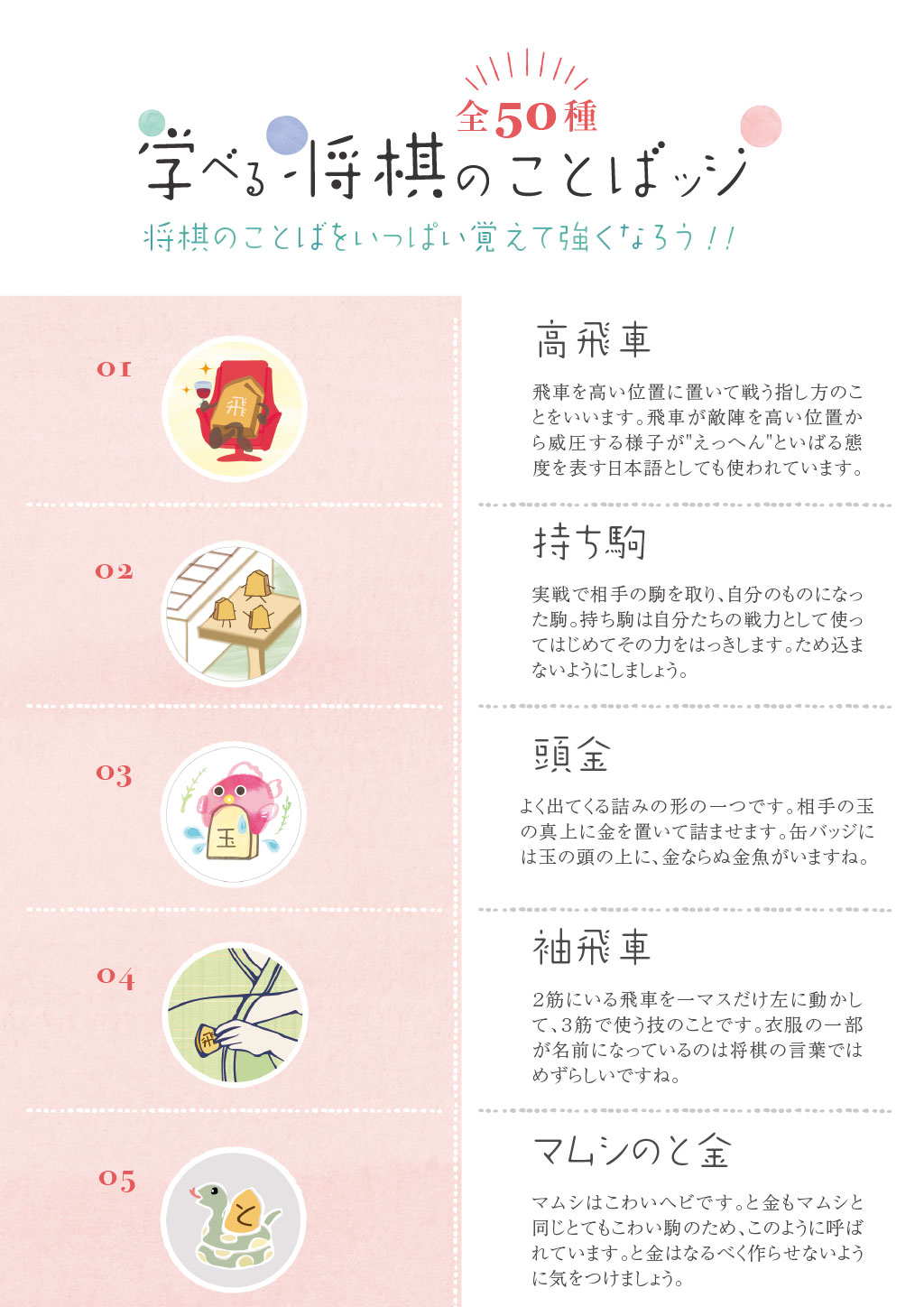 学べる将棋のことばッジ一覧表（WEB用）